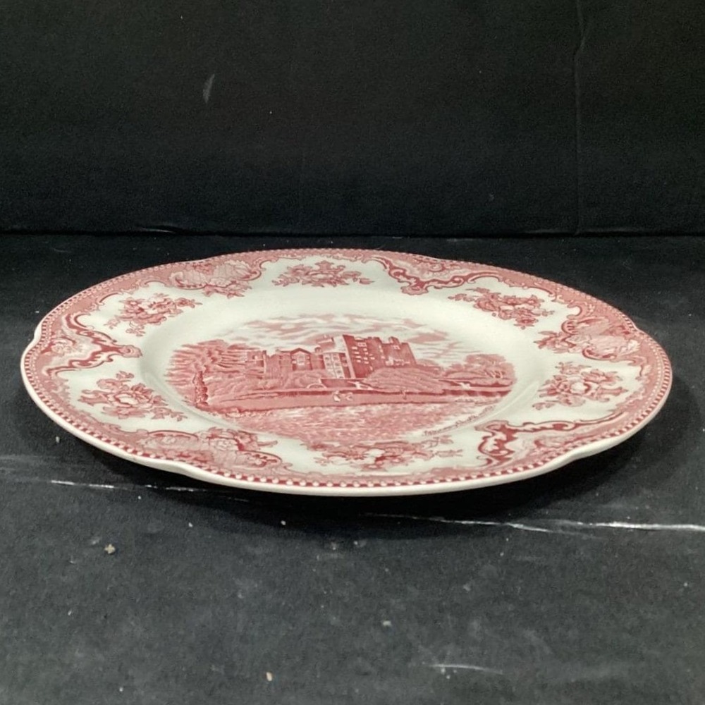 Johnson Brothers Old Britain Cstles Dinner Plate, Vintage Pink Transferware - Picture 8 of 11